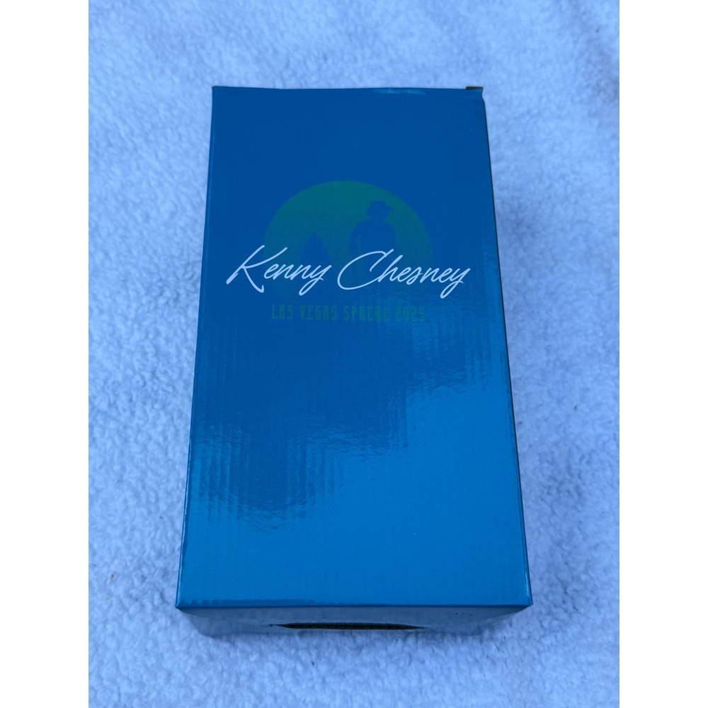 Kenny Chesney Las Vegas Sphere 2025 Blue 40oz Insulated Tumbler w Handle & Straw